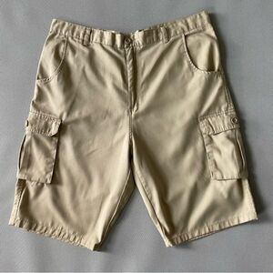 Galaxy By Harvic Cream/Tan Cargo Shorts Men’s Size 36